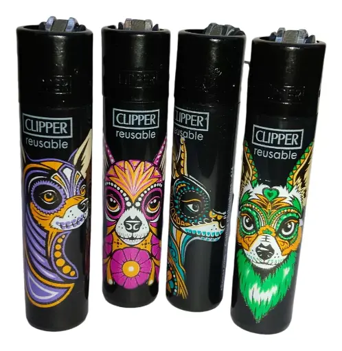 Coleccion Encendedores Clippers Catrina Perritos