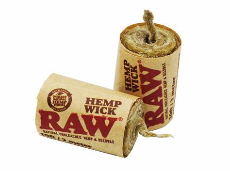 Hemp Wick Raw Hilo de Cañamo Para Fumar 6ft